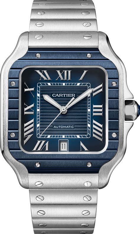 men's cartier santos watch|cartier santos watch size guide.